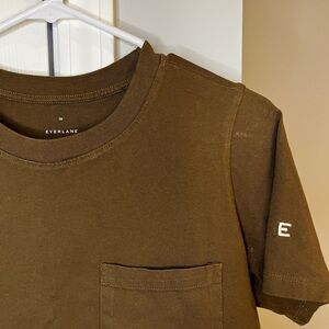 Everlane Brown Pocket T-Shirt Dress